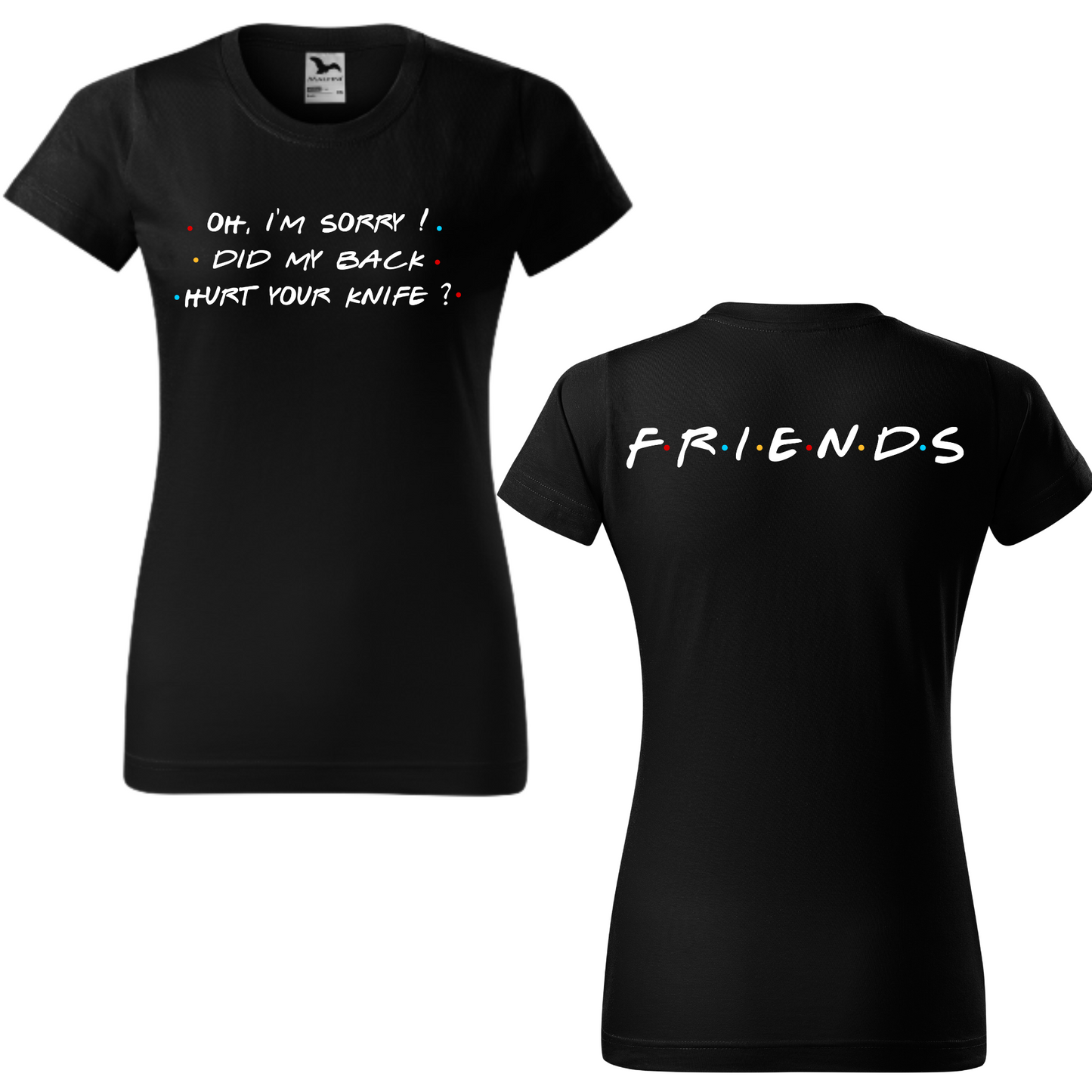 Tricou personalizat damă - Did My Back Hurt Your Knife