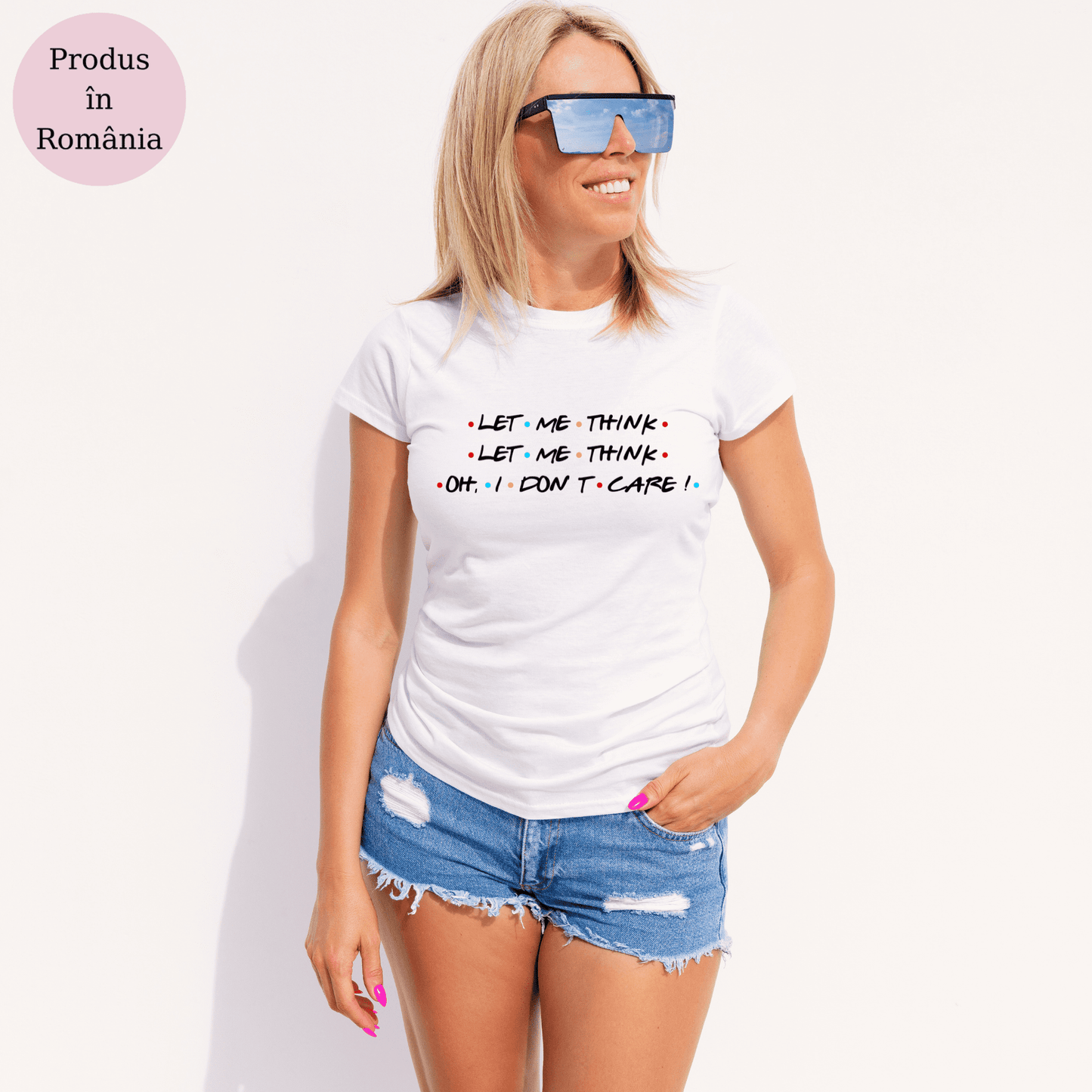 Tricou personalizat damă - I Don't Care