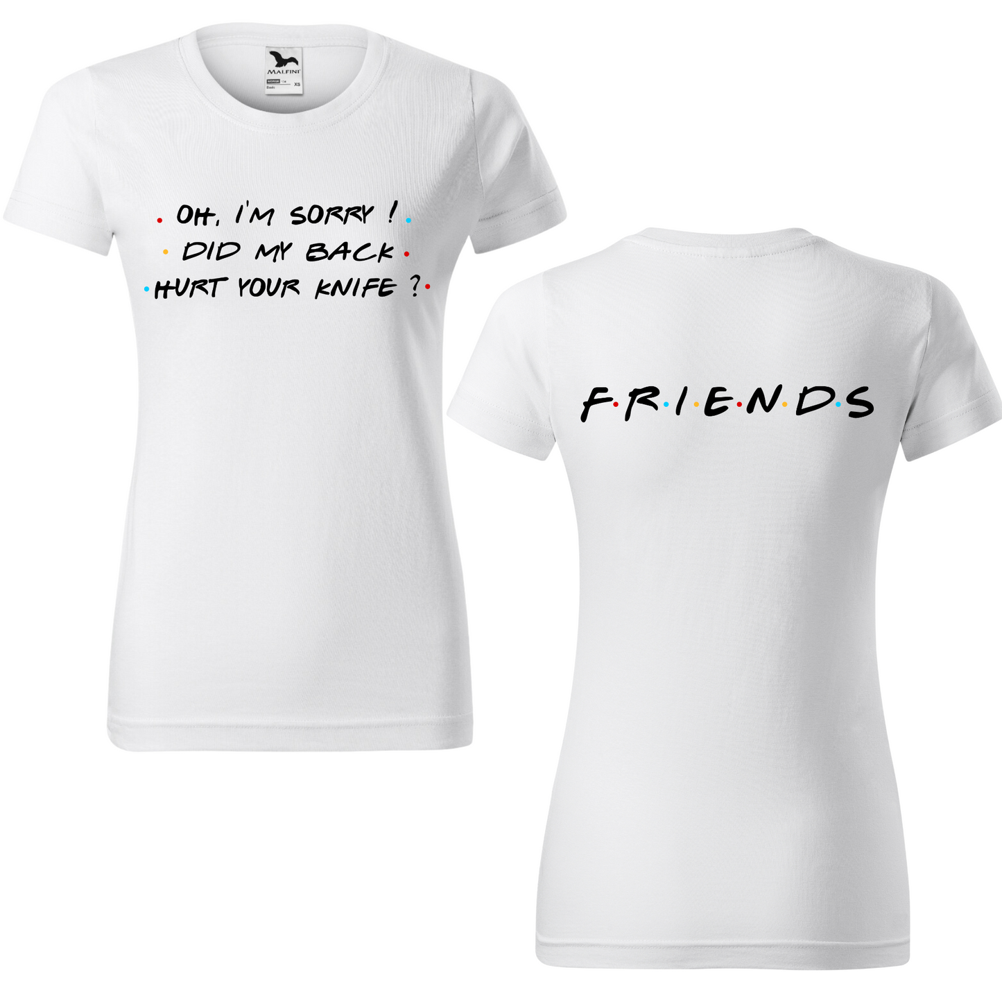 Tricou personalizat damă - Did My Back Hurt Your Knife