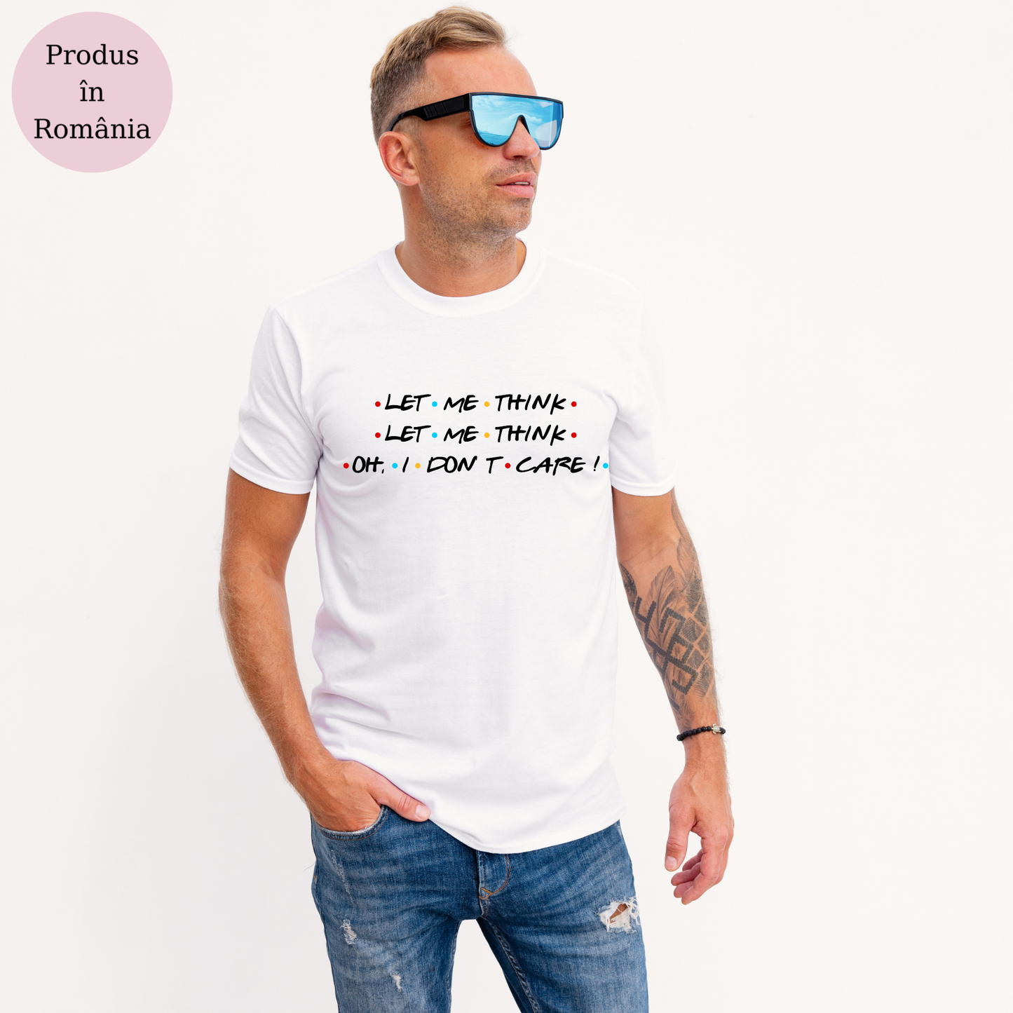 Tricou personalizat barbat - I Don't Care