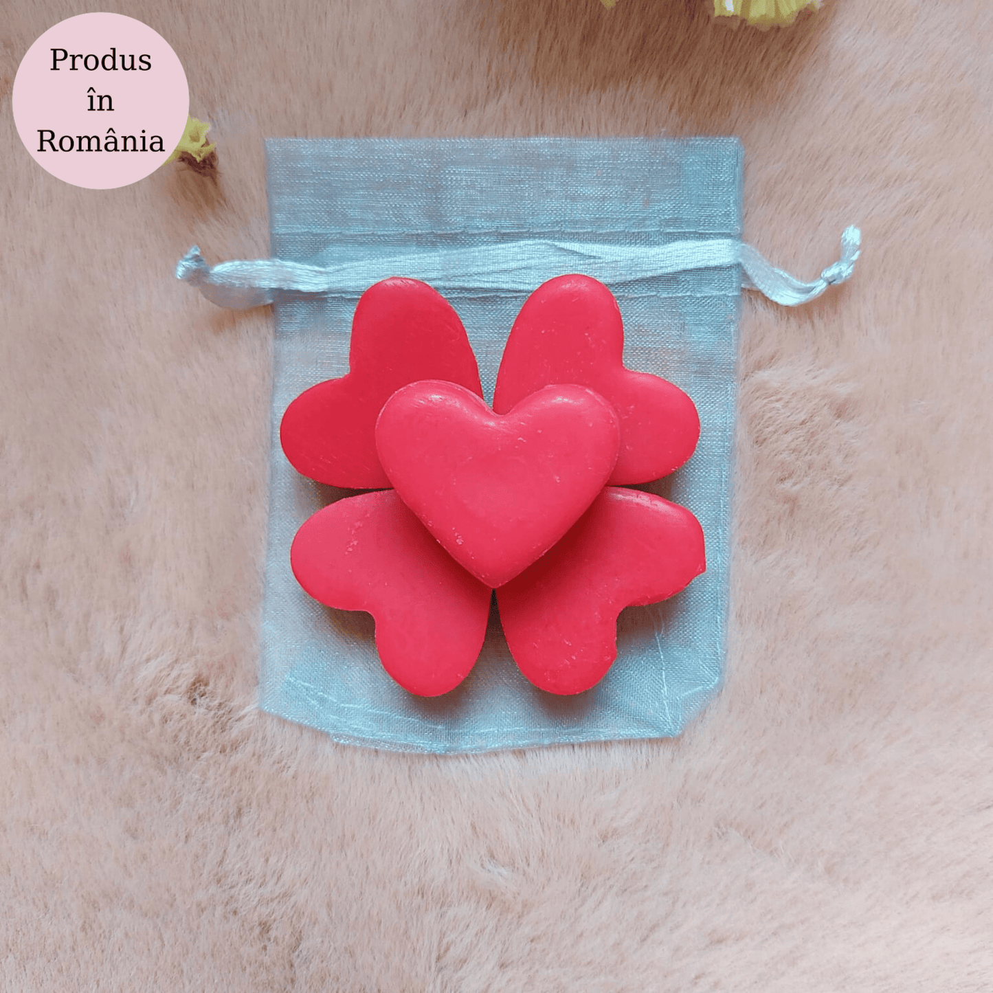 Set 5 tablete ceară aromaterapie naturale artizanale - Love is in the air