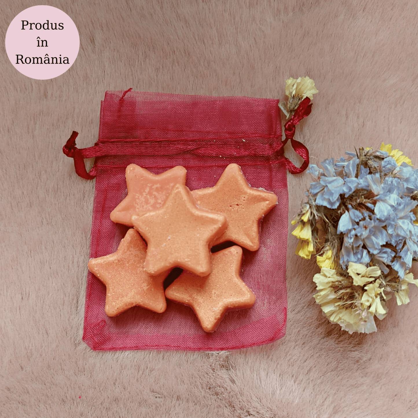 Set 5 tablete ceară aromaterapie naturale artizanale - Love is in the air