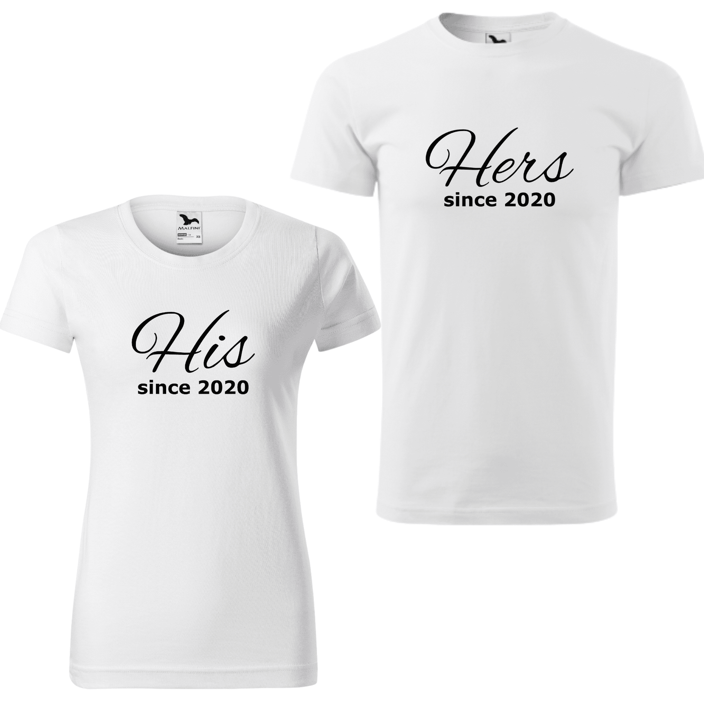 Set 2 tricouri cuplu - His & Hers