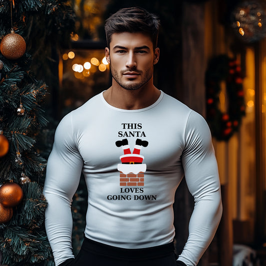 Tricou cu maneca lunga personalizat barbat, Crăciun - This Santa