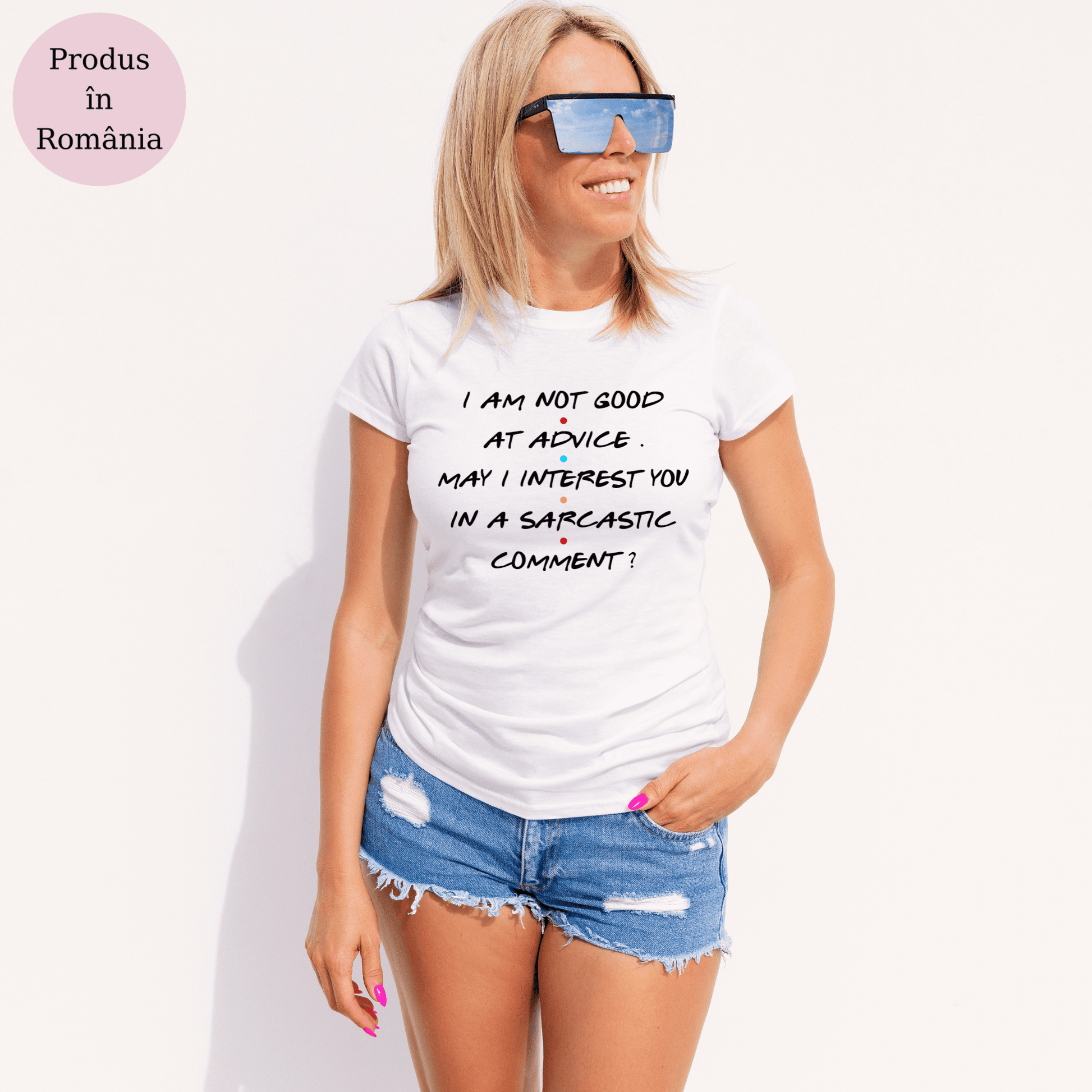 Tricou Personalizat Friends cu textul Sarcastic Comment