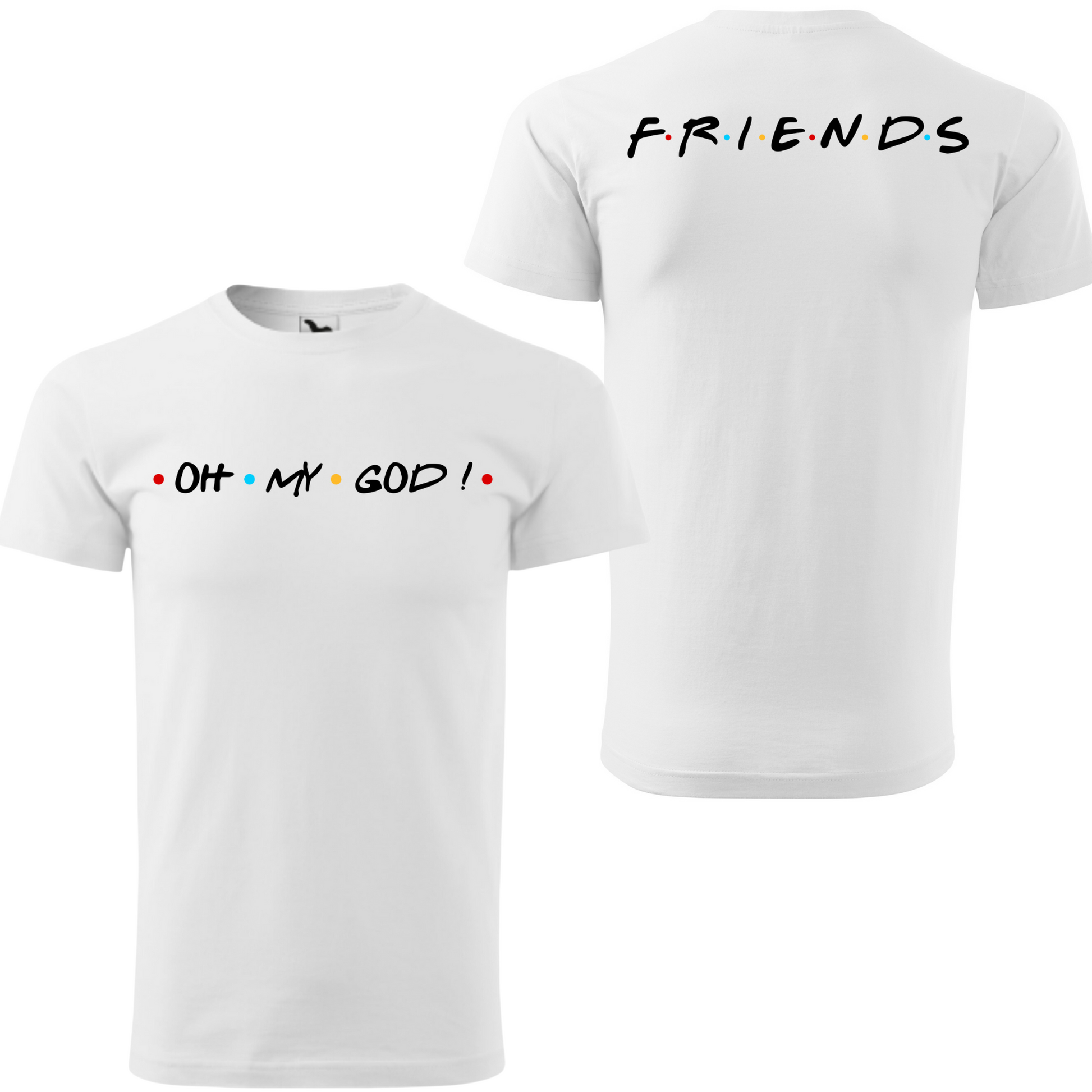 Tricoul cu expresia iconică "Oh My God" din 'Friends'.