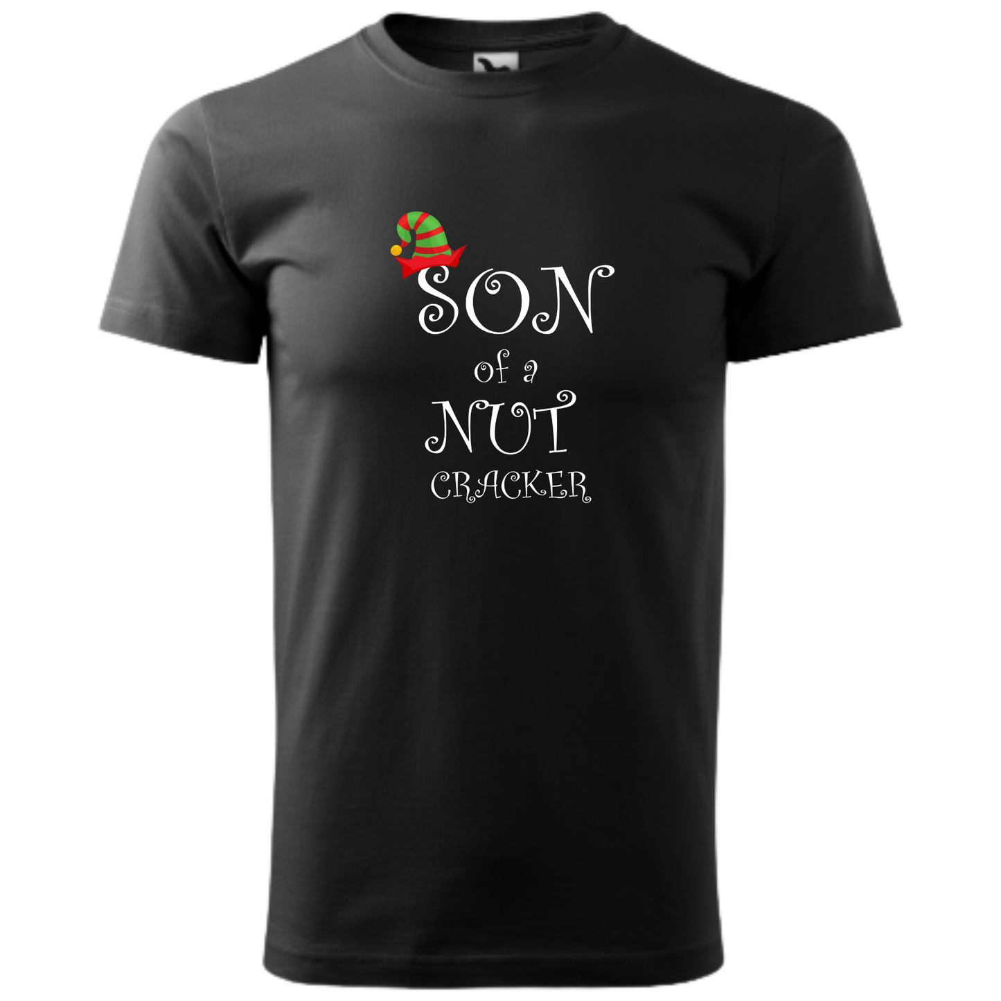 Tricou personalizat Craciun cu mesajul Son of a Nut Cracker