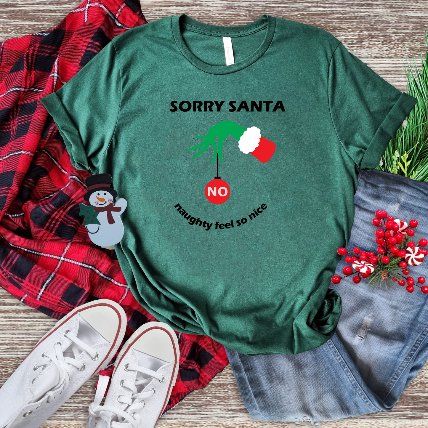 Tricou personalizat Sorry Santa